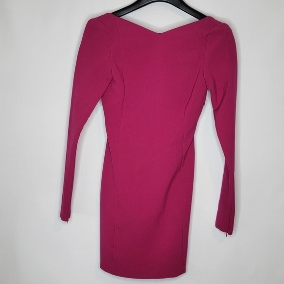 Zara Dresses & Skirts - Zara Fuchsia Long Sleeve Dress